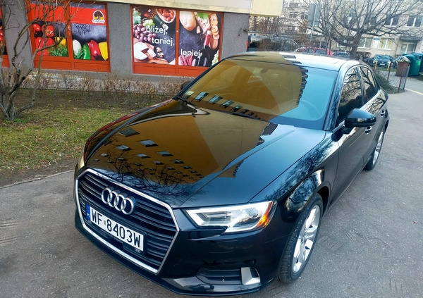 Audi A3 cena 75000 przebieg: 82000, rok produkcji 2017 z Warszawa małe 211